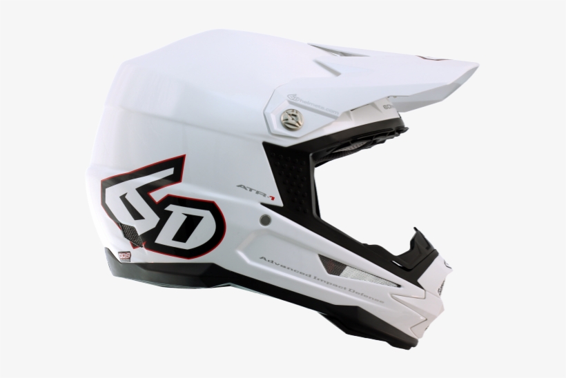 White 6d Helmet, transparent png download