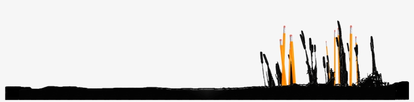 Free Black Pencils Png - Pinterest, transparent png download