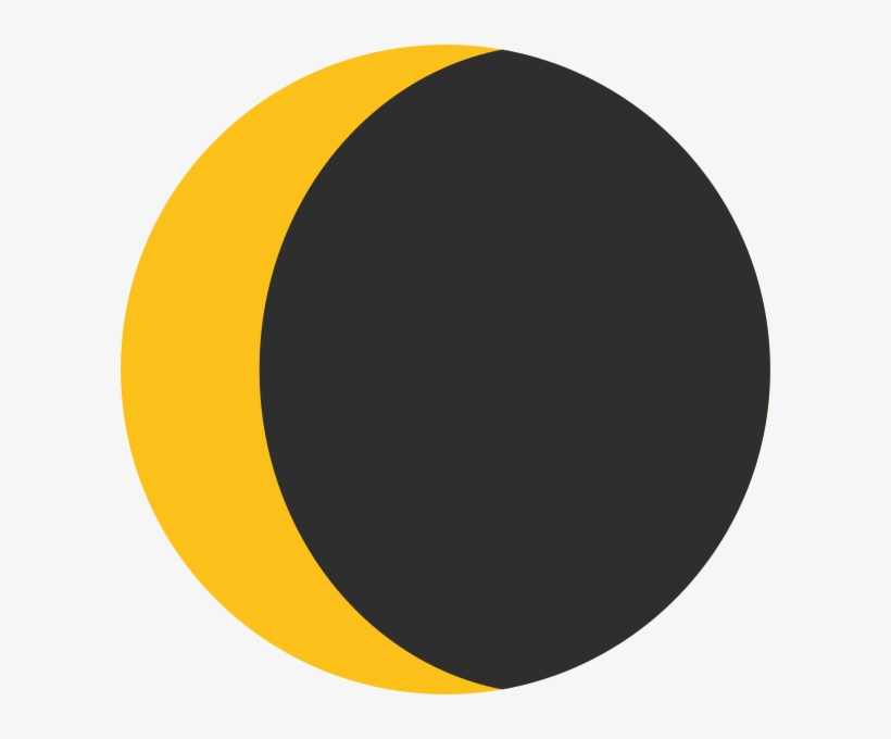 240 × 240 Pixels - Half Moon Android Emoji, transparent png download