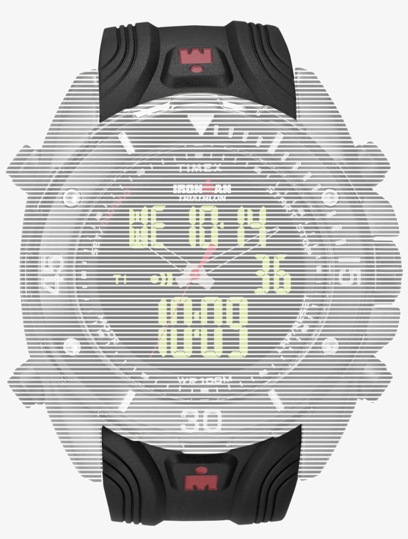 Additional Information - Timex Ironman Black Dial Silicone Strap Men's Watch, transparent png download