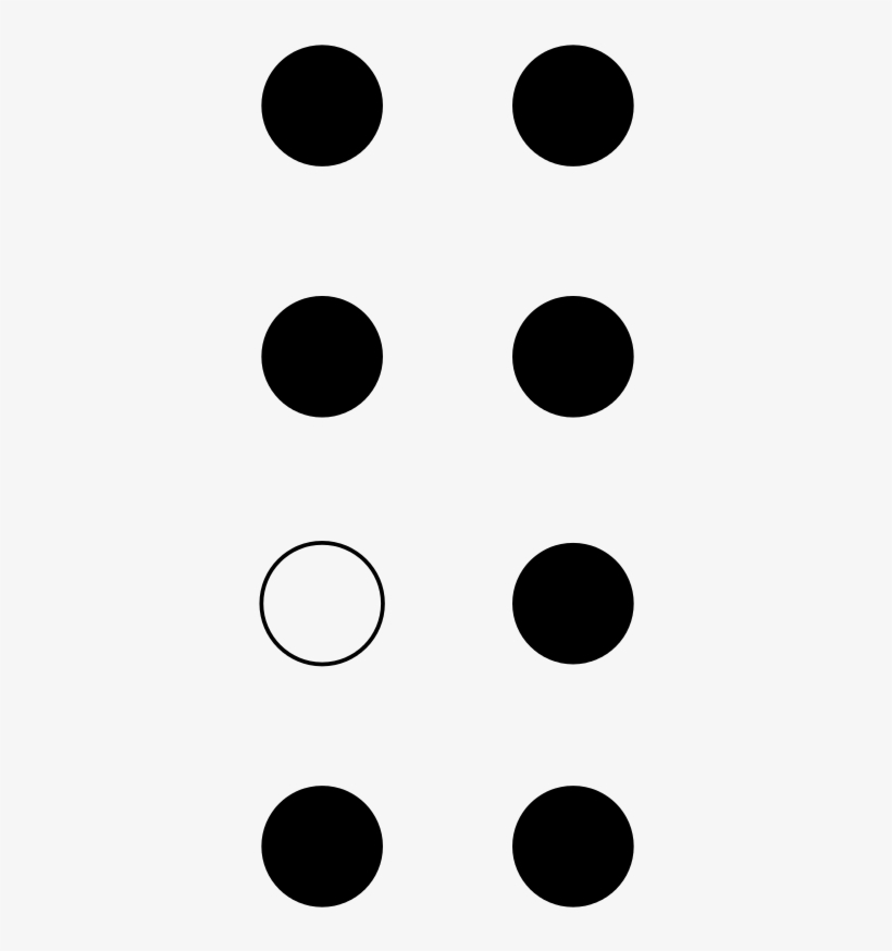 File - Braille8 Dots-1425678 - Svg - Portable Network Graphics, transparent png download