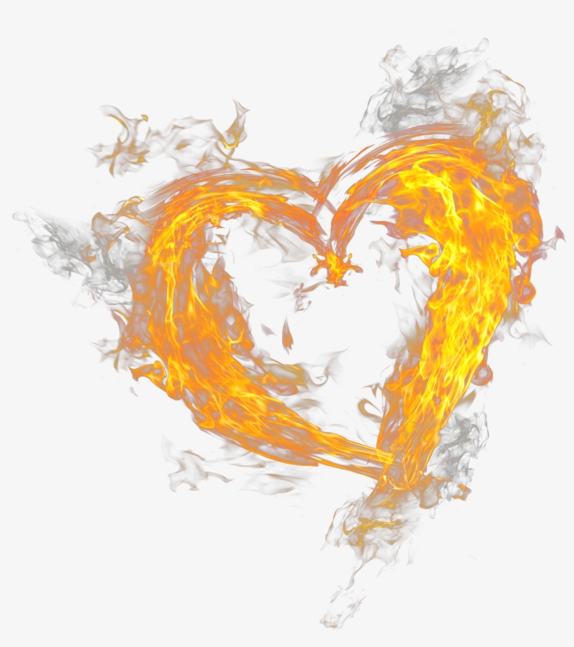 Fire Light Heart Transprent, transparent png download