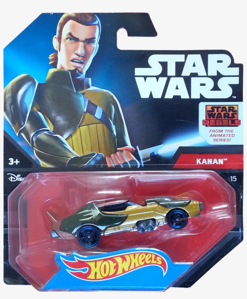 Kanan Package Front - Hot Wheels Star Wars Rebels, transparent png download