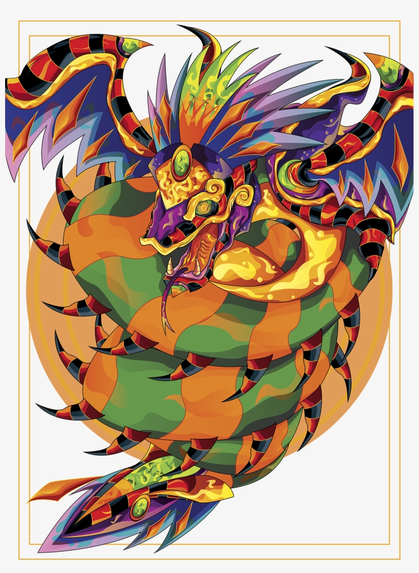 Except For The God Quetzalcoatl, Who Observed In Anger - Illustration, transparent png download