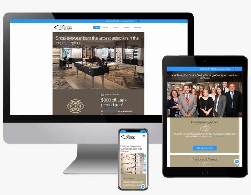 This Local Eye Doctor Saw A Lot More Traffic After - Tablet Computer, transparent png download