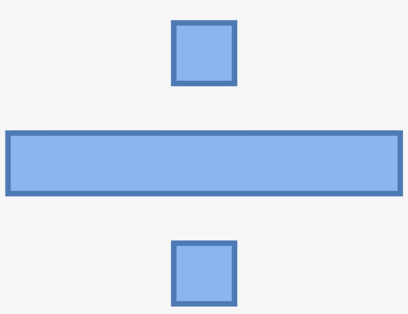 This Is A Division Symbol - Division, transparent png download