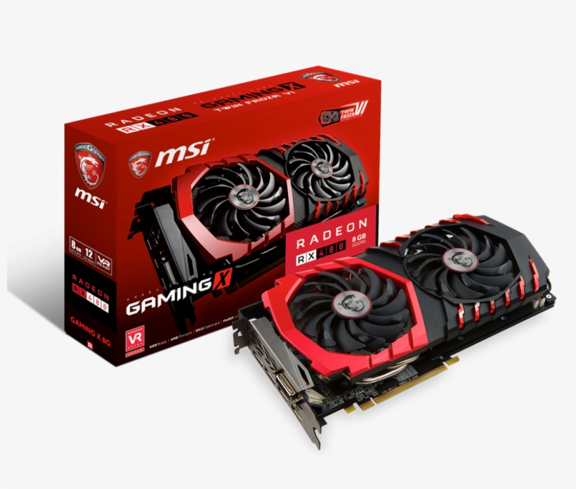 Support For Radeon Rx 480 Gaming X 8g, transparent png download