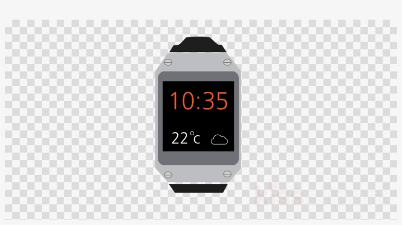 Pictogram Smartwatch Clipart Samsung Galaxy Gear Smartwatch - Salt Cartoon No Background, transparent png download