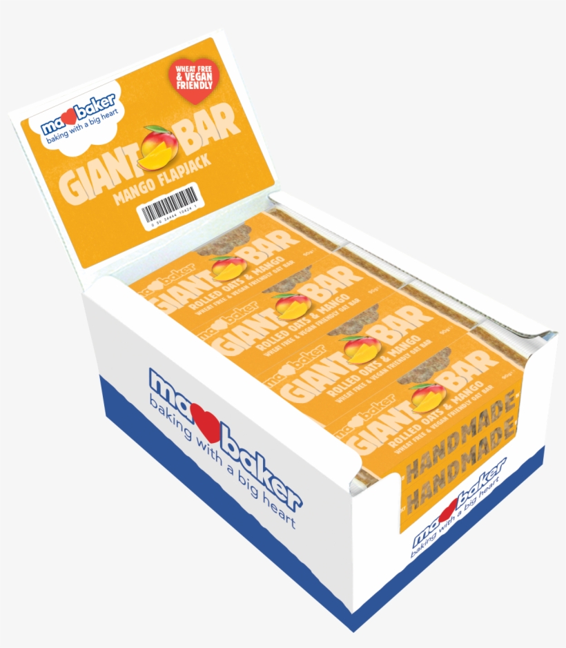 Ma Baker Tropical Mango Flapjacks Box Left Facing - Food, transparent png download