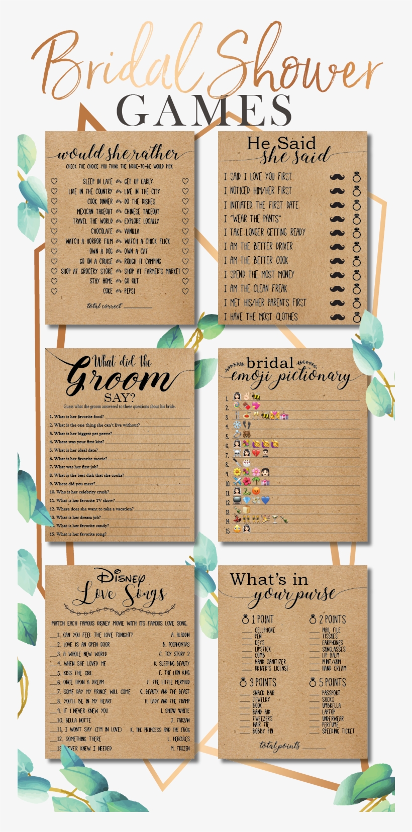 Some Of The Most Unique Bridal Shower Ideas For, transparent png download
