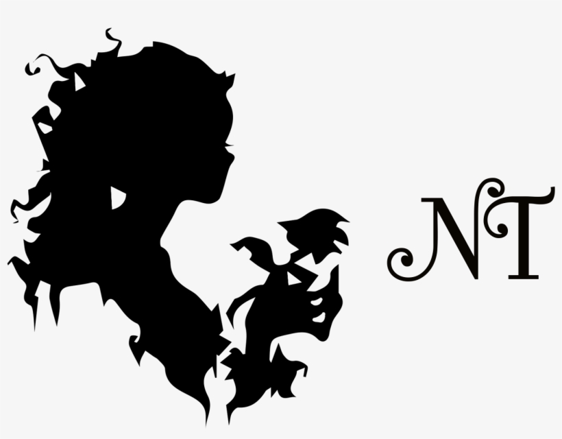 Nyx Tale - Victorian Hair Art Silhouette, transparent png download