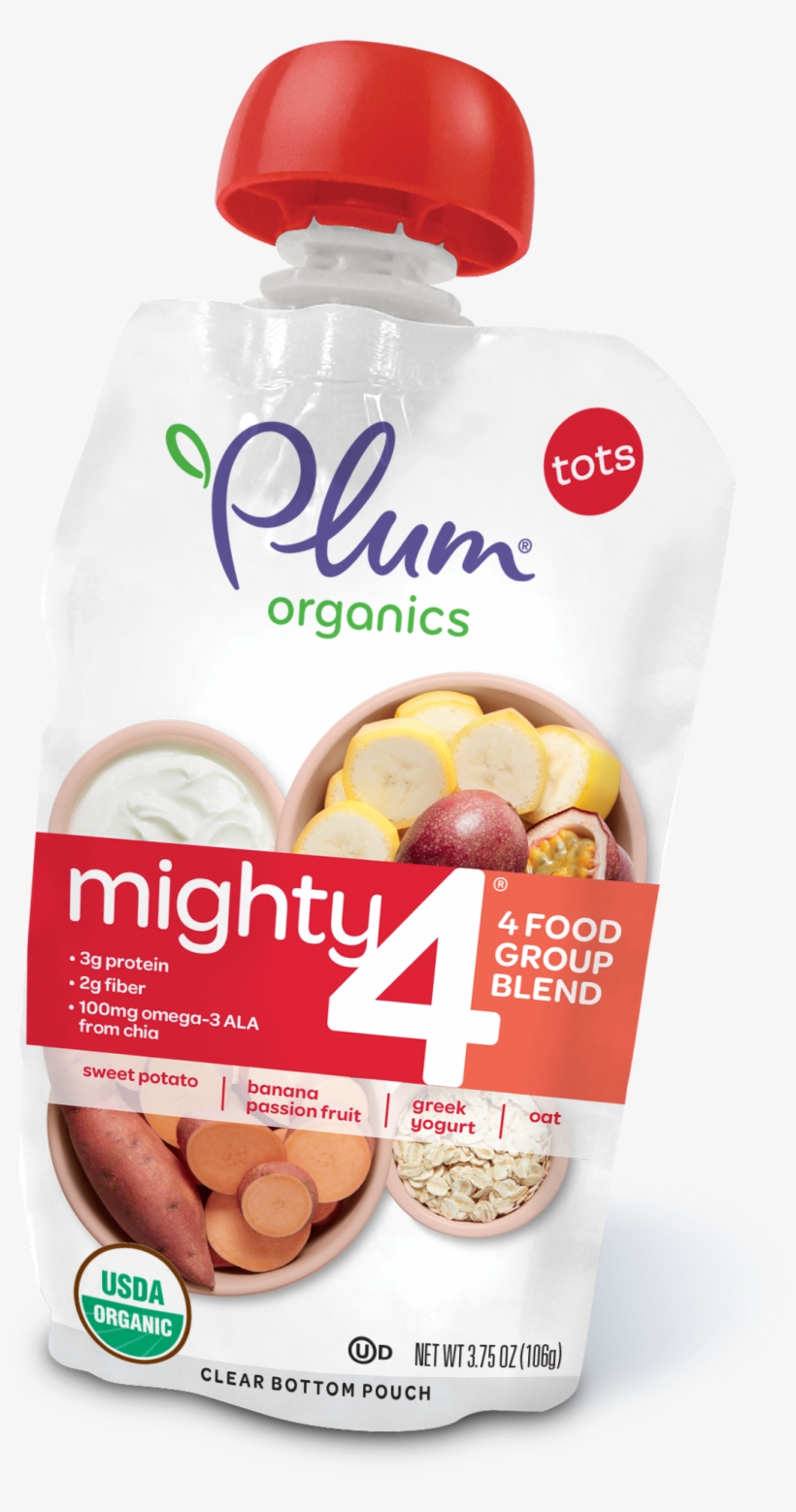 Sweet Potato, Banana &amp - Plum Organics, transparent png download