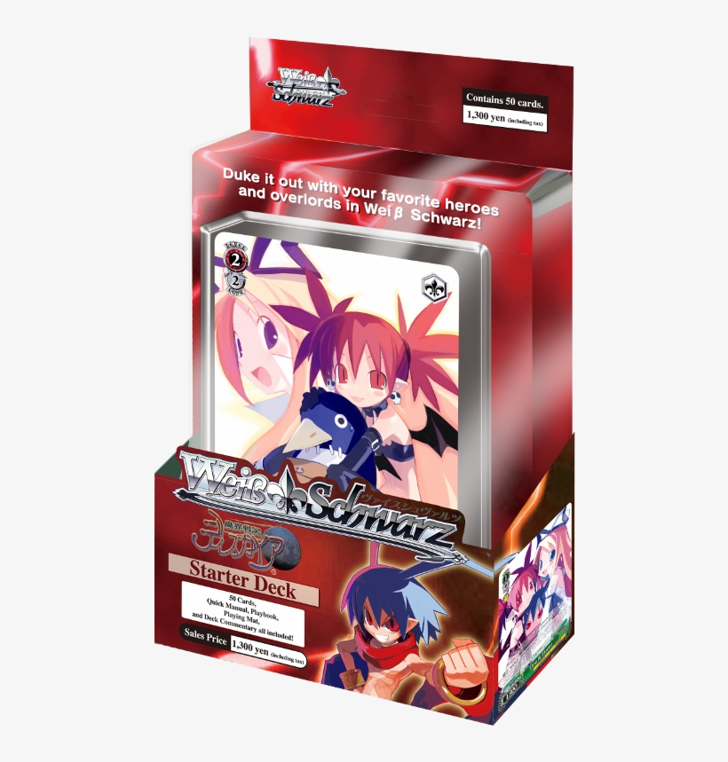 Weiss Schwarz Disgaea Starter Deck English Edition, transparent png download