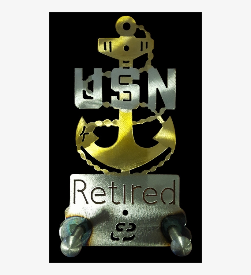 Retired Chief Two Hook Is Handcrafted Out Of 12 Ga - Badge, transparent png download