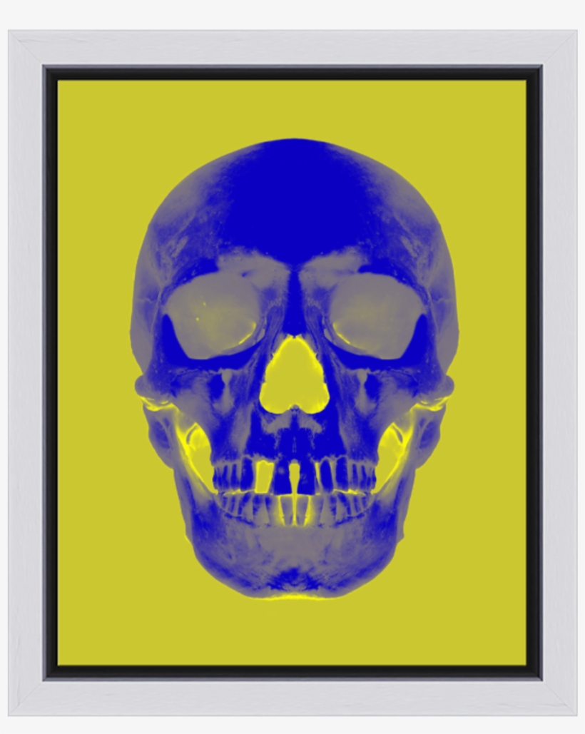 Blue Skull - Skull, transparent png download