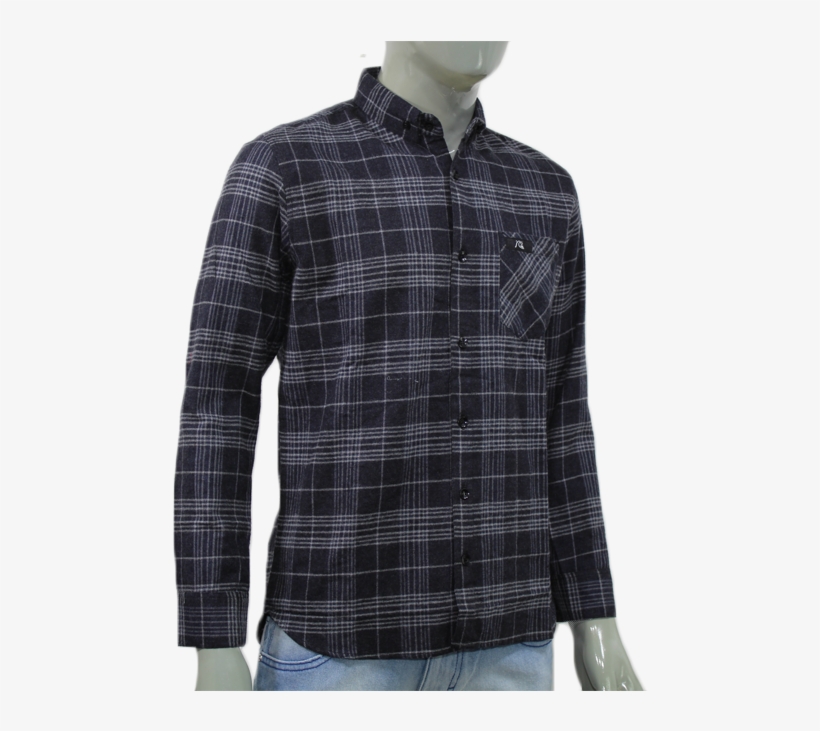 Quiksilver Black Checked Slim Fit Shirt - Shirt, transparent png download