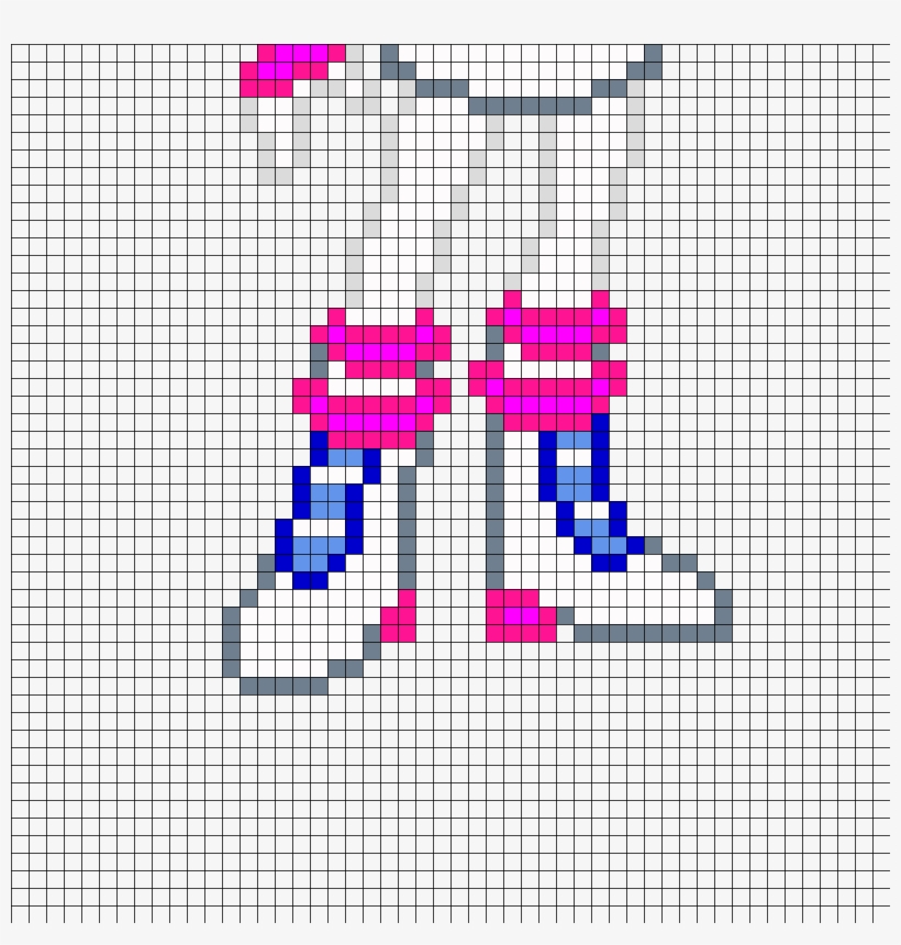 Equestria Girls Vinyl Scratch Part2 Perler Bead Pattern, transparent png download