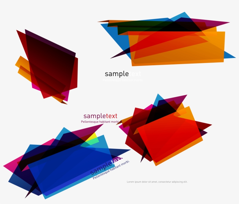 Banner Freeuse Download Euclidean Art Illustration - Vetor Grafica, transparent png download