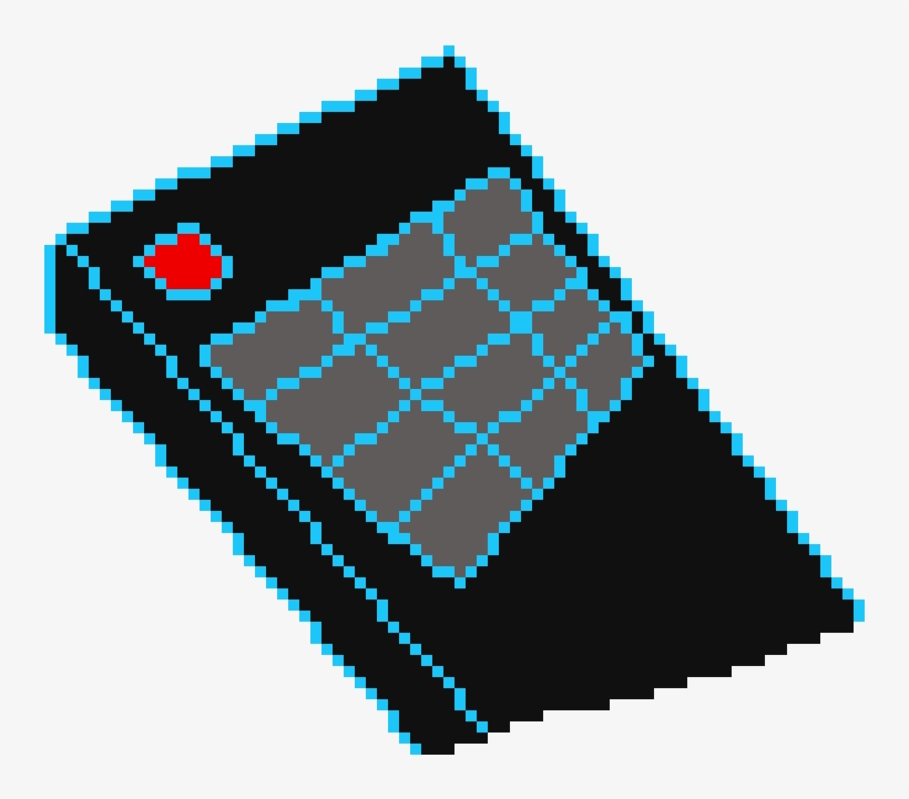 Tv Remote Pixel - Graphic Design, transparent png download