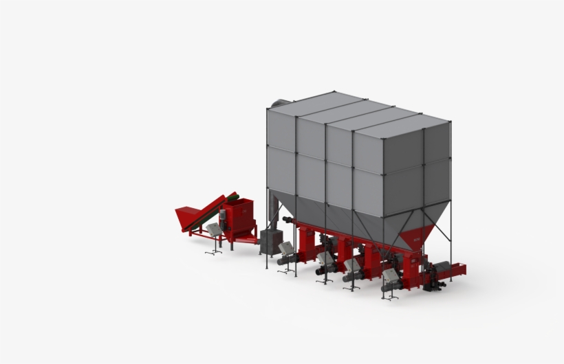 The Pre Crusher And The Compactor Are Separate Units - Illustration, transparent png download