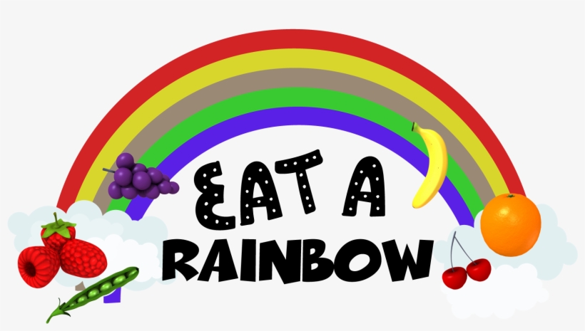 Rainbow Clipart Fruit - Rainbow, transparent png download