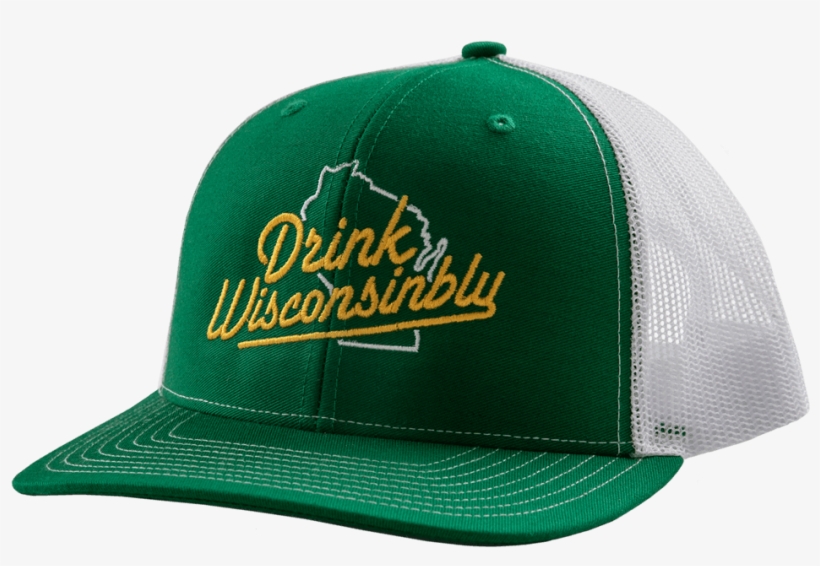 Drink Wisconsinbly Green & White Trucker Hat - Drink Wisconsinbly Wisconsin State Mug In Green | Shopko, transparent png download