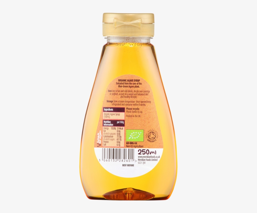 Meridian Organic Squeezy Maple Syrup 250ml, transparent png download