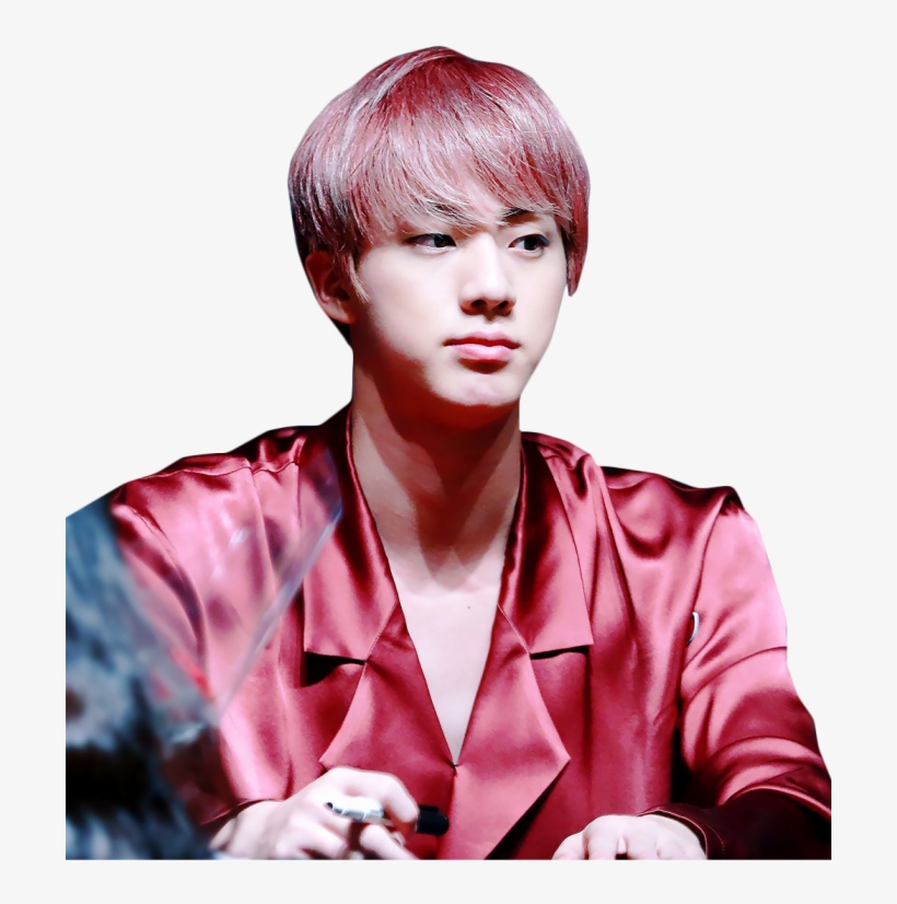 Seokjin Pink Hair Png, transparent png download