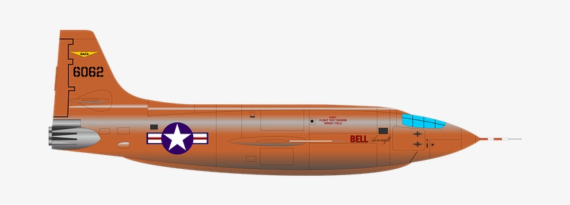 Airplane Historical Sound Barrier Usa Airp - Airplane, transparent png download