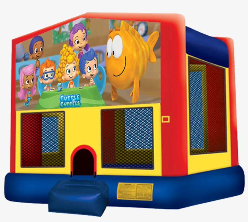 Need Bubble Guppies Themed Plates, Napkins And Party - Pj Mask Bounce House, transparent png download