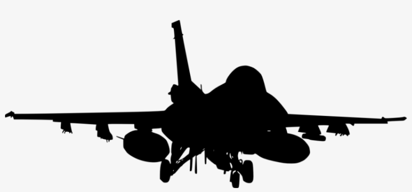 Free Png Fighter Plane Front View Silhouette Png Images - Pink Fighter Plane Png, transparent png download