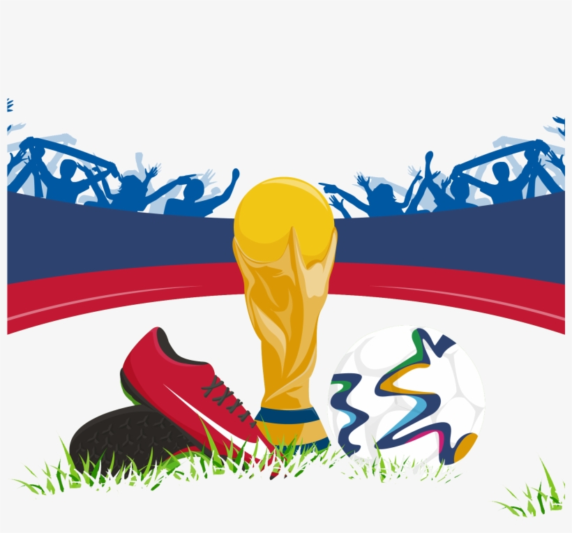 Soccer Field With Spotlights Background Of Euro 2016 - Coupe Du Monde Vecteur, transparent png download