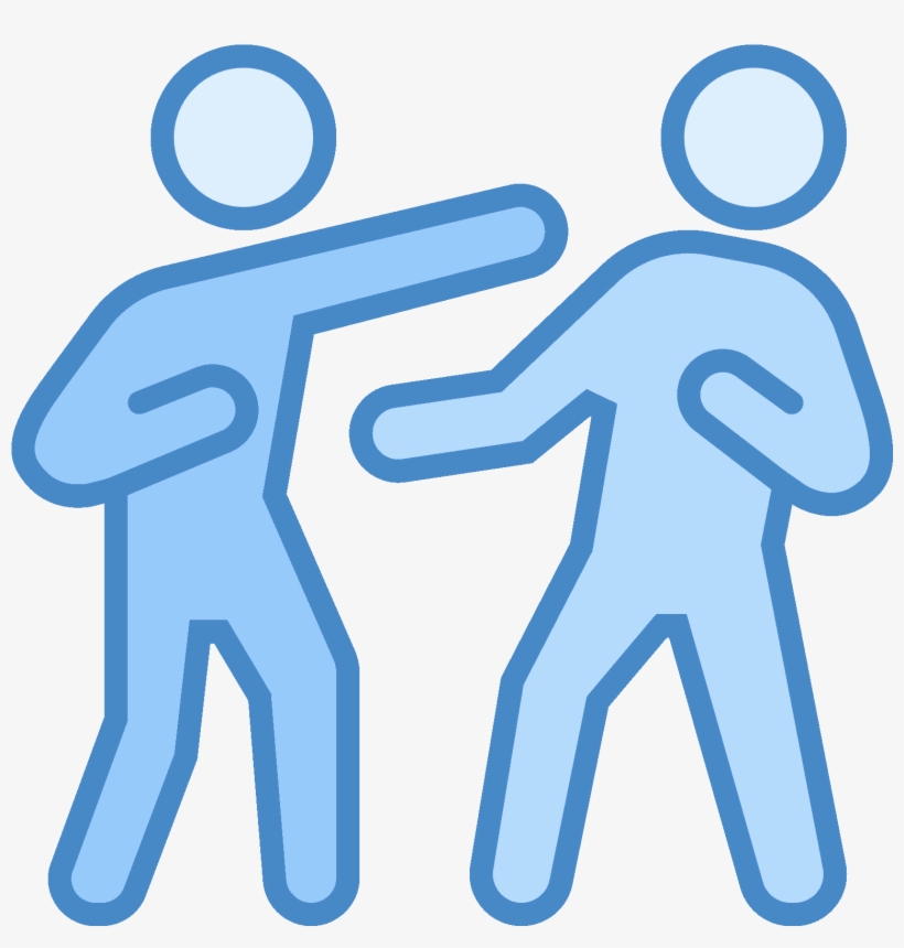 It's An Image Of Two People Boxing - Punch, transparent png download