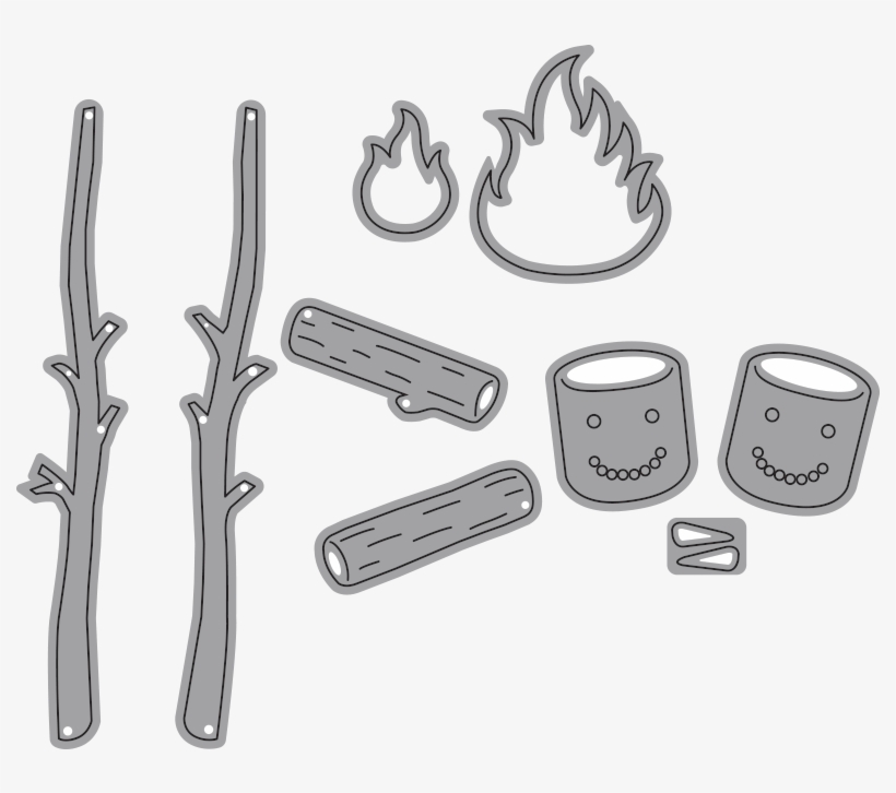 Toasted Marshmallows - Marshmallow, transparent png download