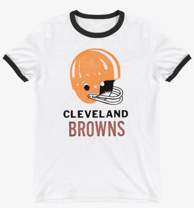 Retro Cleveland Browns Ticket Tee - Ringer T-shirt, transparent png download