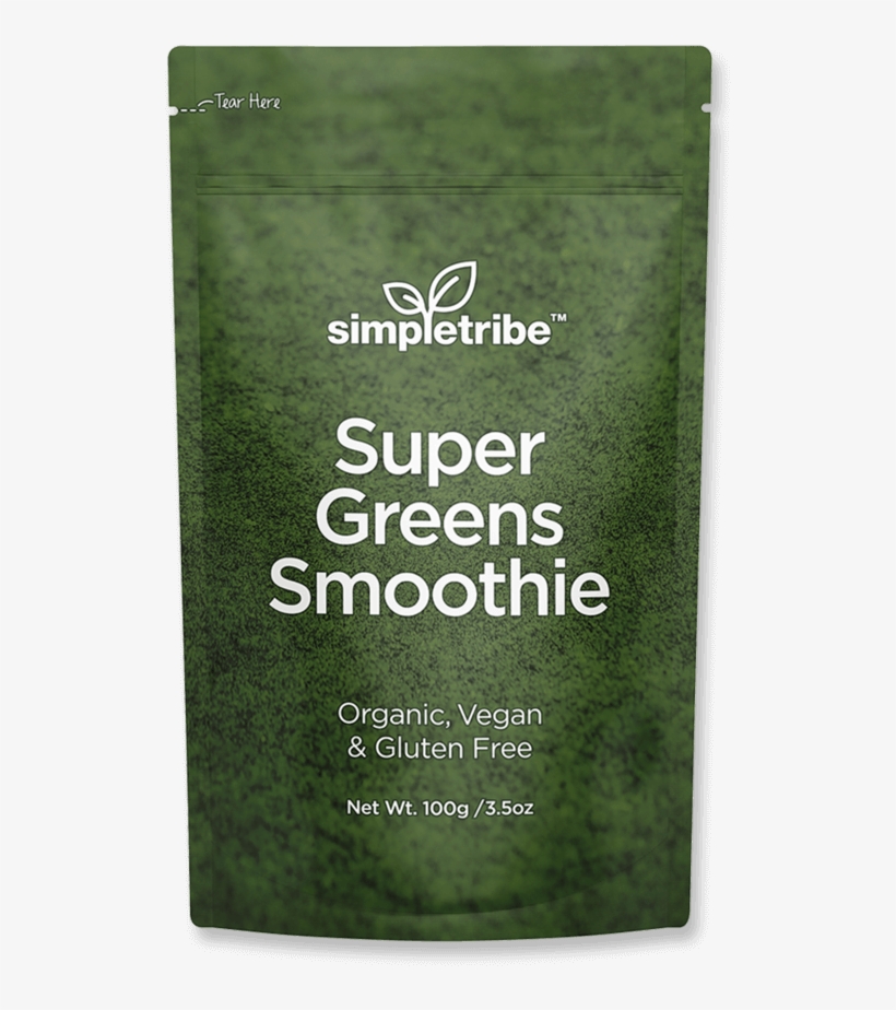 Simple Tribe Super Greens Smoothie - Cover Design Ideas, transparent png download