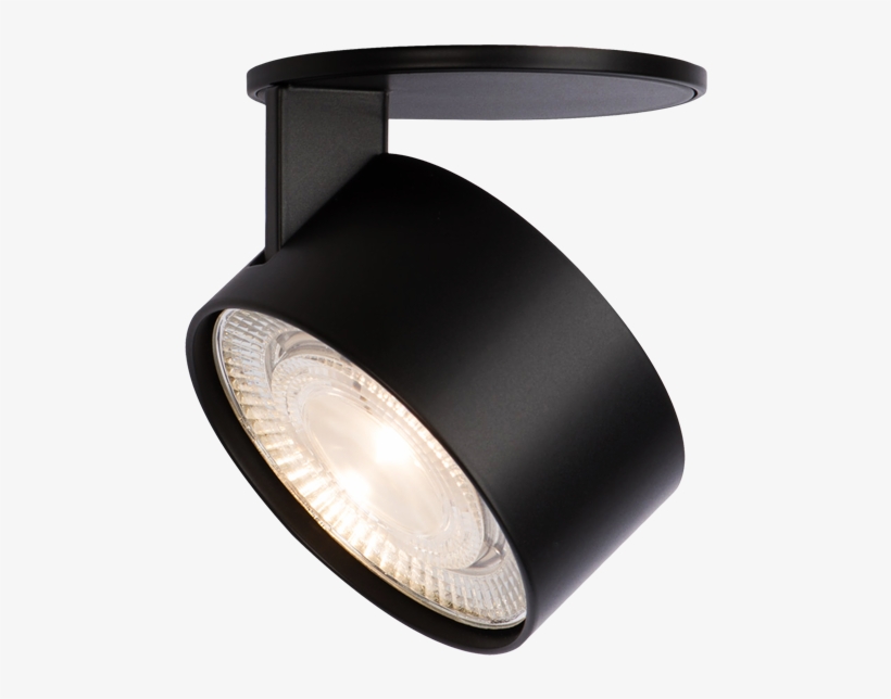 Led Black Recessed Swivel Spotlight - Television, transparent png download