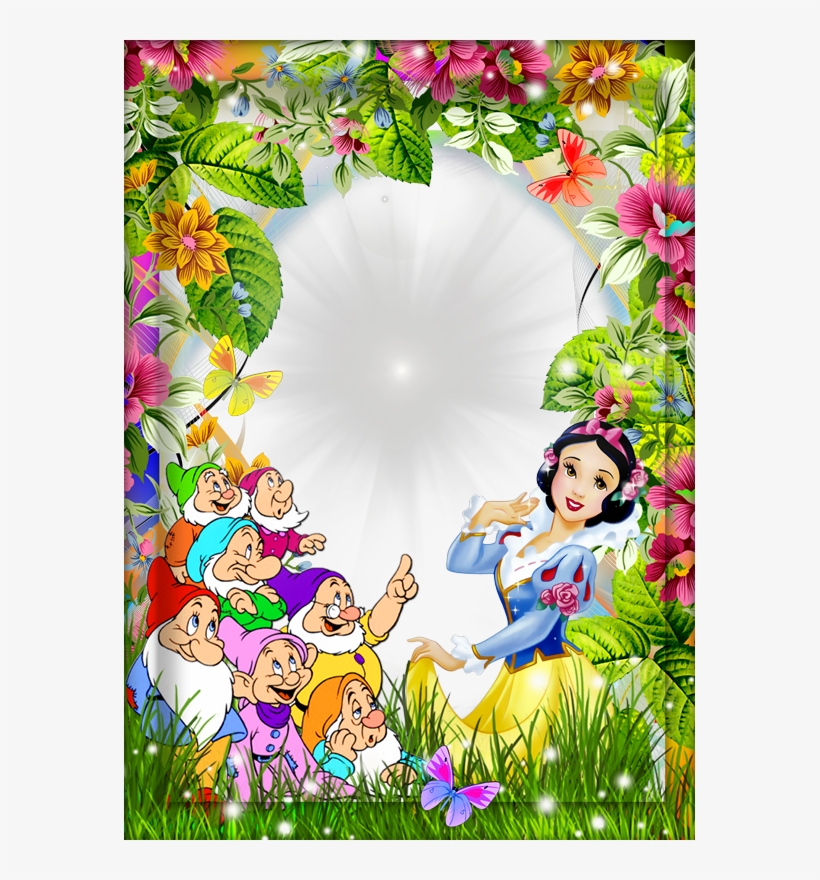 Snow White And The Seven Dwarfs Frame, transparent png download