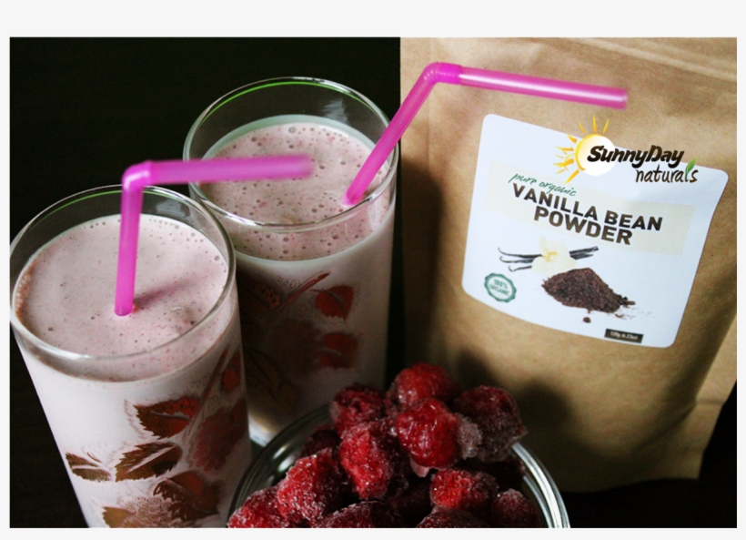 Strawberry-vanilla Smoothie - Milkshake, transparent png download