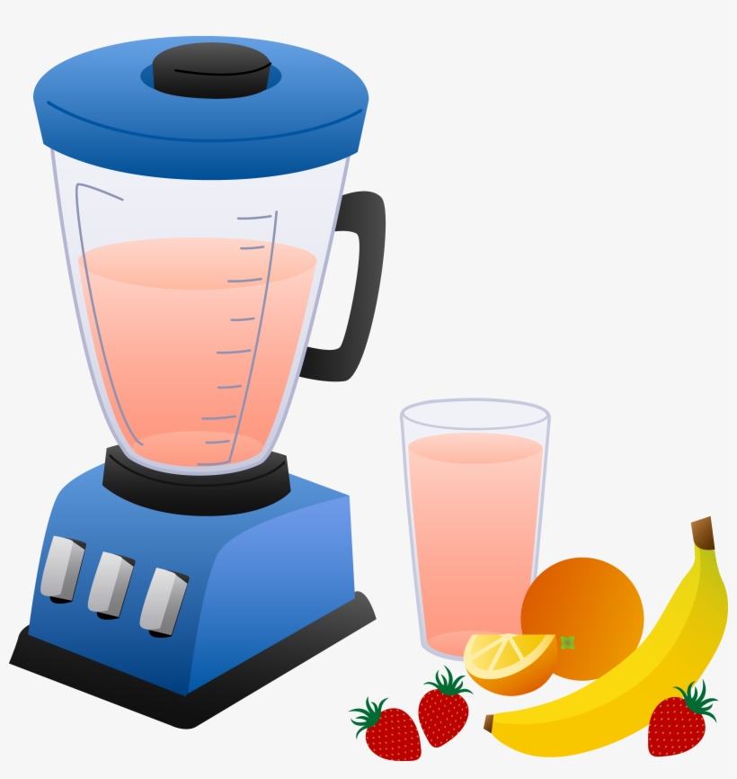 Smoothie Clipart Smoothie Maker - Blender Clip Art, transparent png download