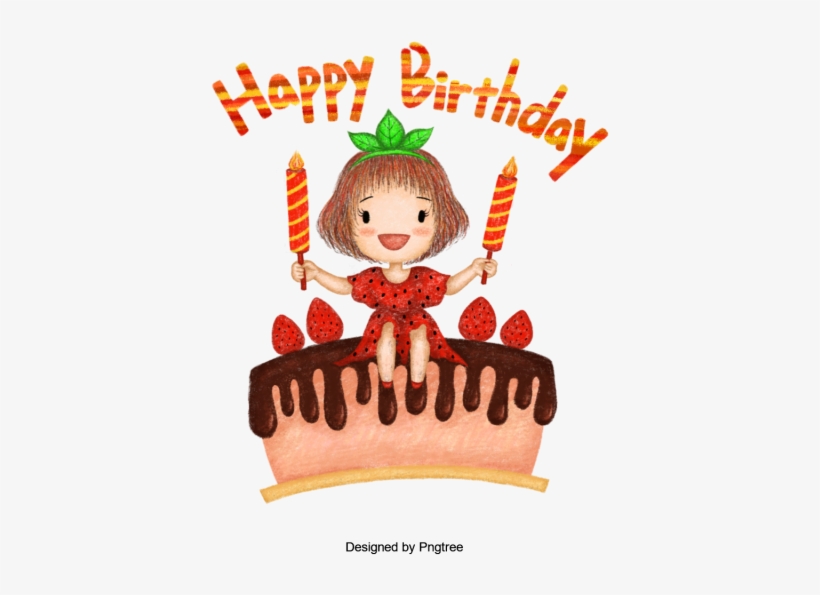 Illustration Style Happy Birthday, Birthday, A Happy - Cartoon, transparent png download
