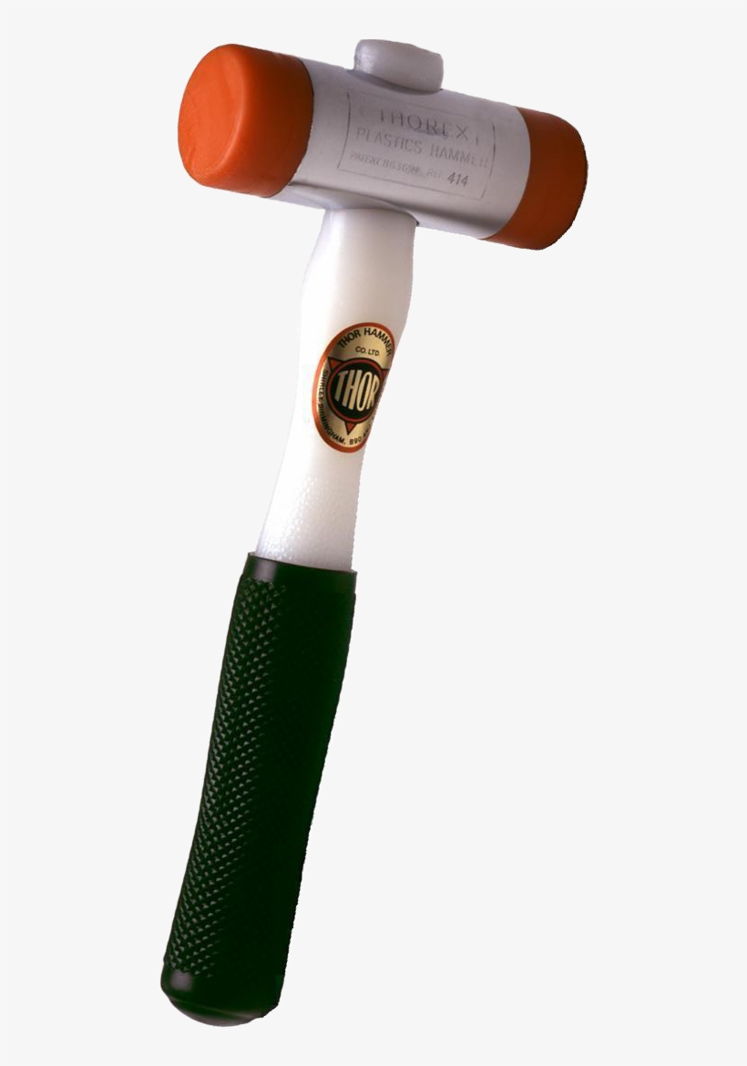 Buy Thor Hammers From Our - Thor Th414 - Plastic Hammer 44mm Face, transparent png download