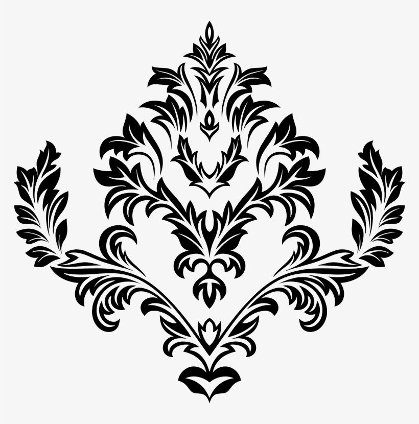 Decorative Line Source - Floral Line Art, transparent png download