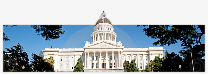 Capitol In Sacramento Ornament (round), transparent png download