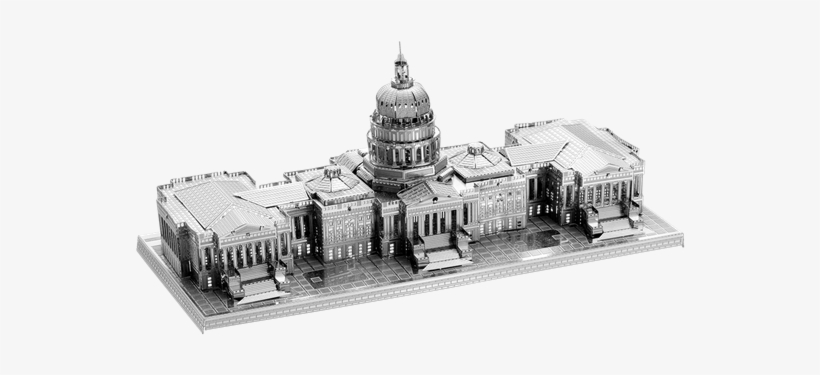 Metal Earth Iconx Us Capitol - Fascinations Iconx 3d Metal Model Kit - Us Capitol, transparent png download