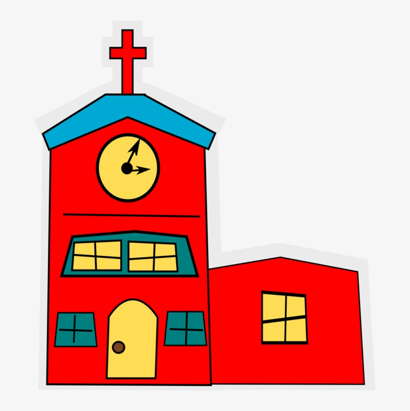Drawing Free Commercial Computer Icons Line - Cartoon Pictures Of Church, transparent png download
