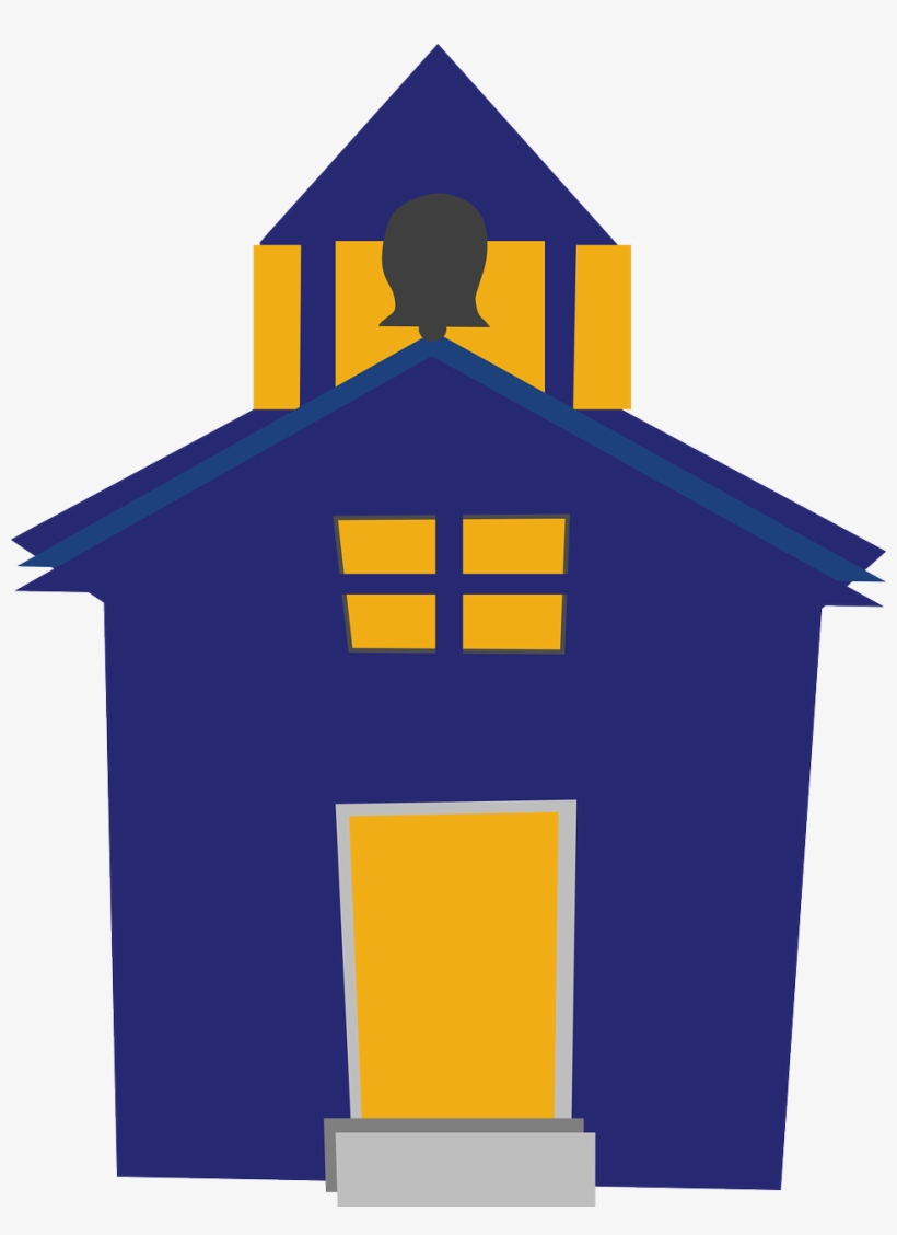 Building - Clip - Art - Capybara - Clipart - Church - Blue School Clip Art, transparent png download