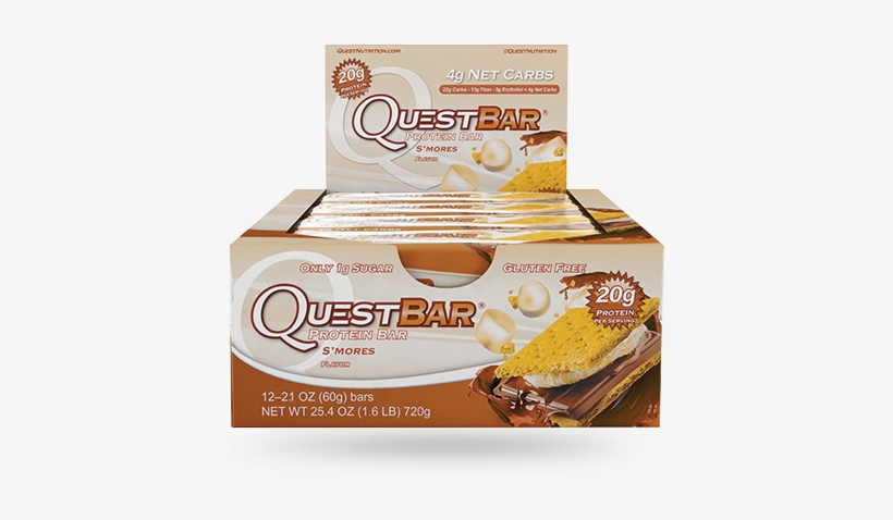 Quest Nutrition Quest Bar 12 Bars S'mores, transparent png download