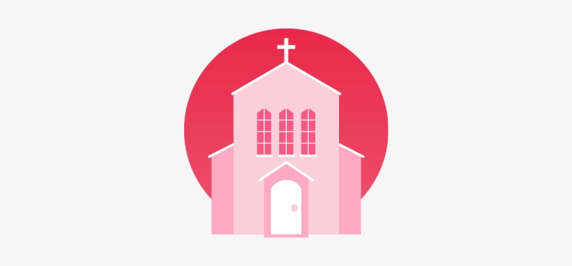 Png Black And White Download Fleshandblood Volunteer - Church Clip Art Pink, transparent png download