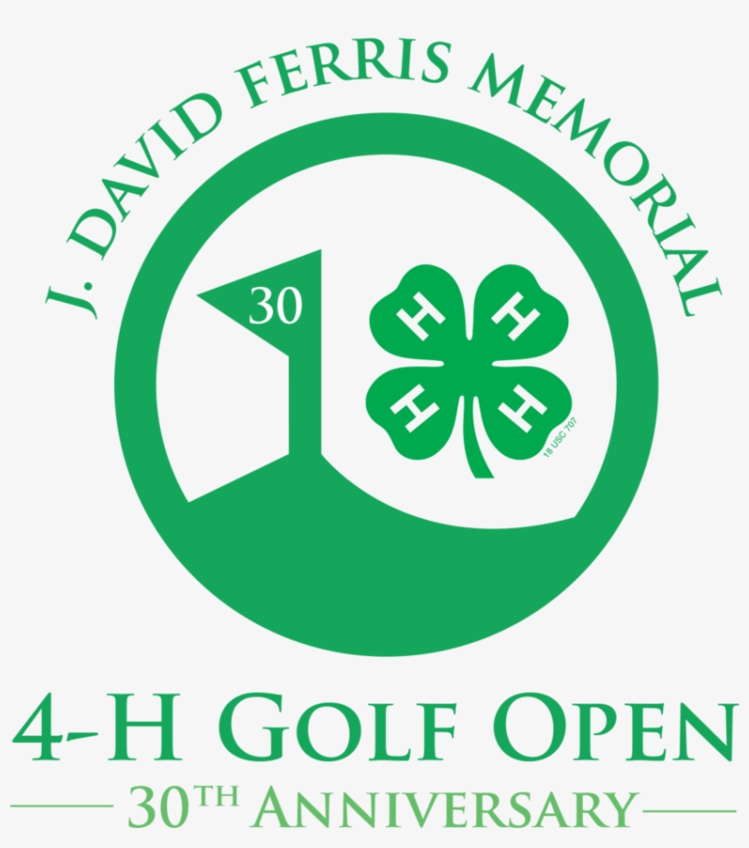 Golf Tourney 30 Logo - 4 H Clover, transparent png download